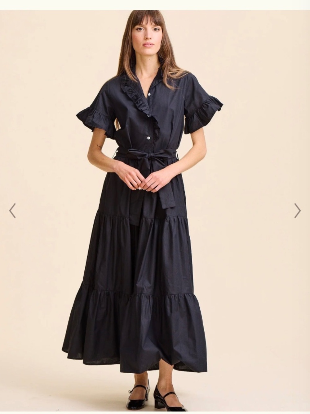 MILLE VICTORIA DRESS IN BLACK SIZE XS